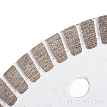 Saw Blade Ultra-Thin 1,1 mm Substrat en acier de vanadium chromé 105-230 mm Disque de coupe de roche pressée à chaud